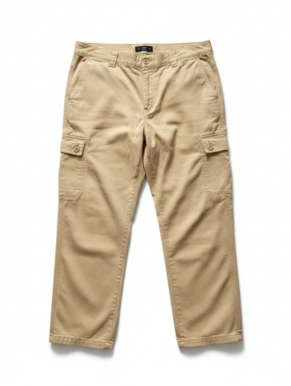 L.L.Bean Natural Fit Mens 40x32 Utility Khaki Pants Beige